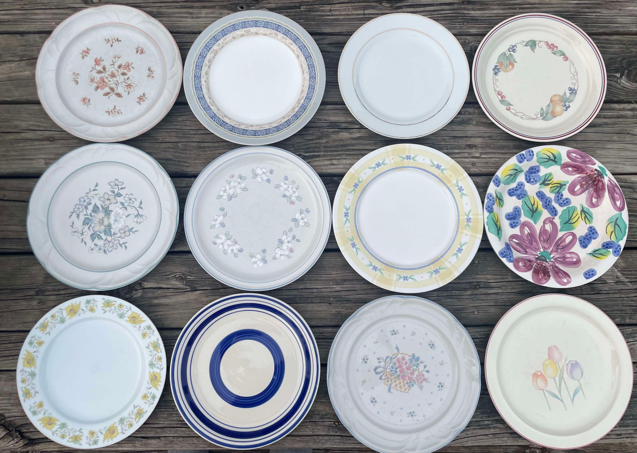 French Garden Plates 2